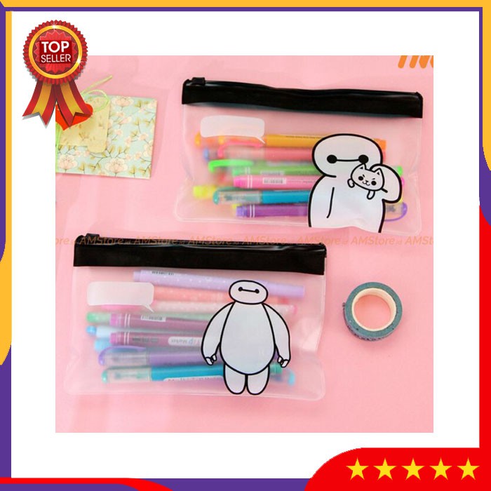 

ZV55 Tempat Pensil PVC Transparan Pouch Alat Tulis Peralatan Sekolah