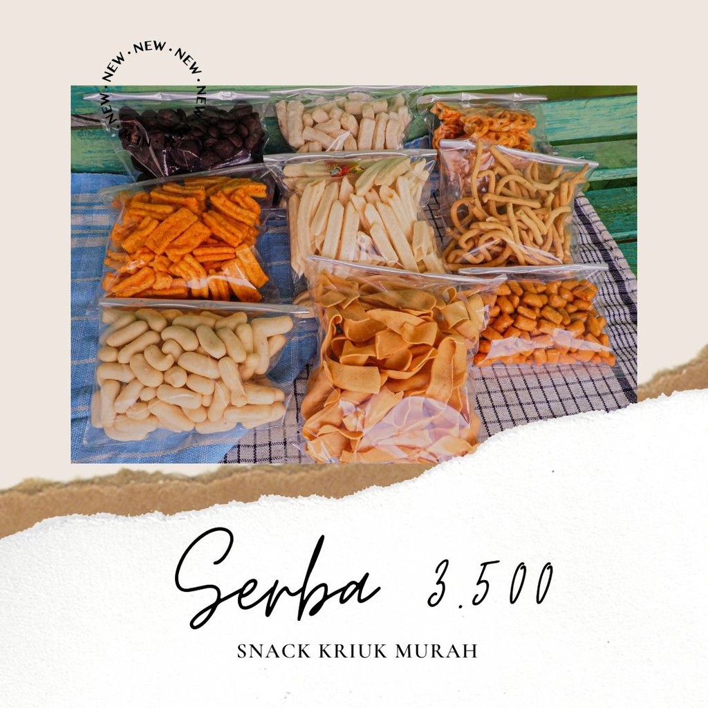 

Snack Kriuk Murah all varian 3.500k