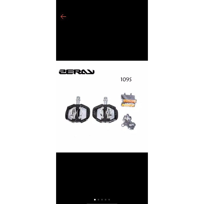 pedal cleat mtb zeray not shimano