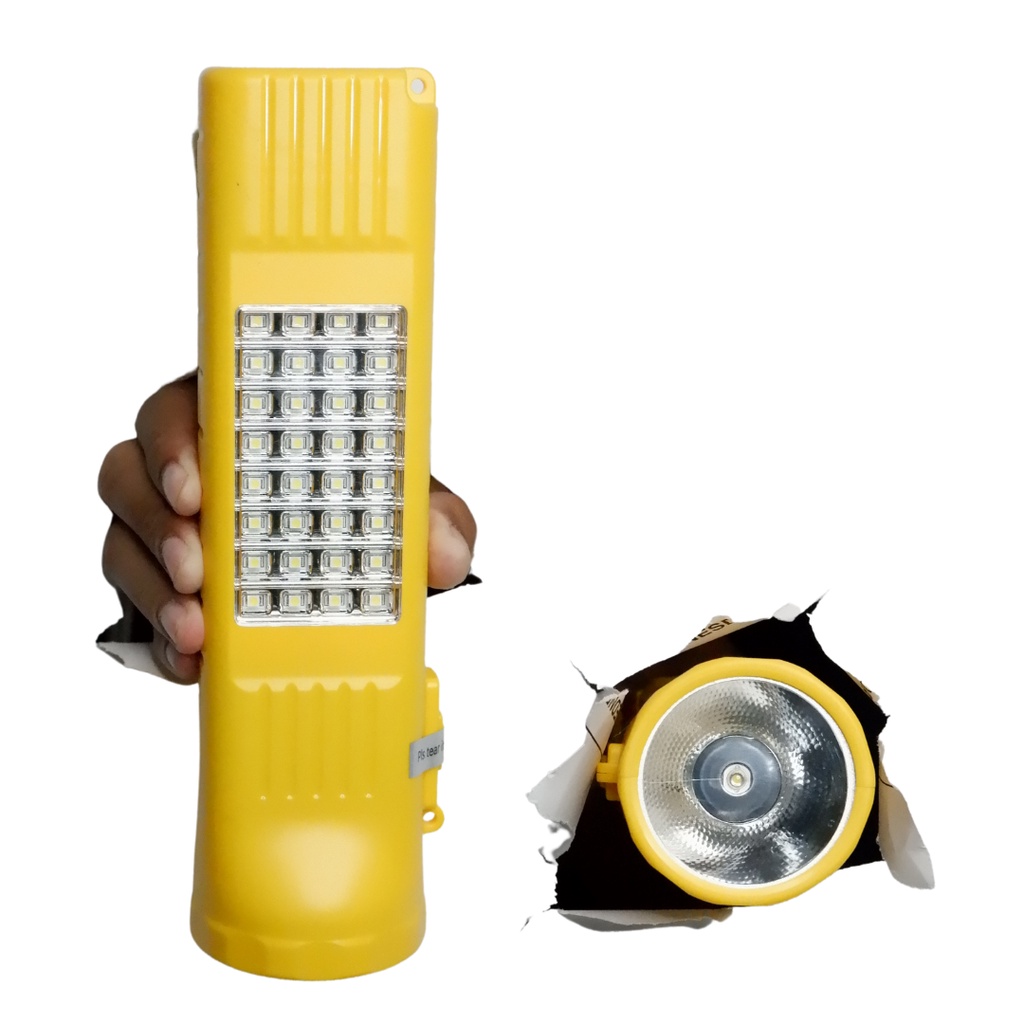 Multifunction Emergency Light With Walkie Talkie FM Radio