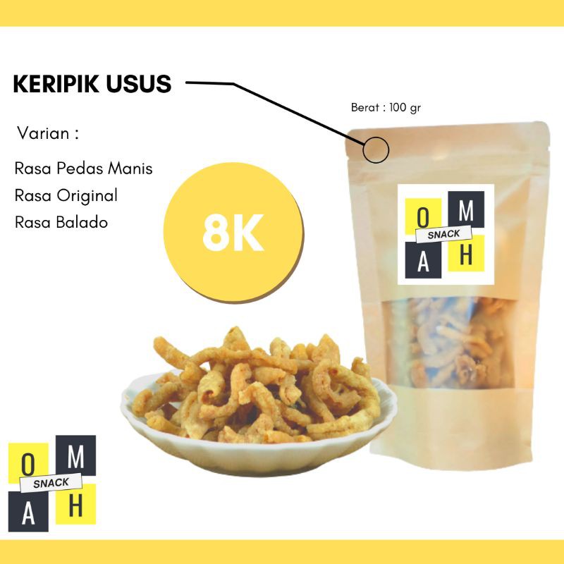 

CEMILAN KERIPIK USUS | OMAH SNACK