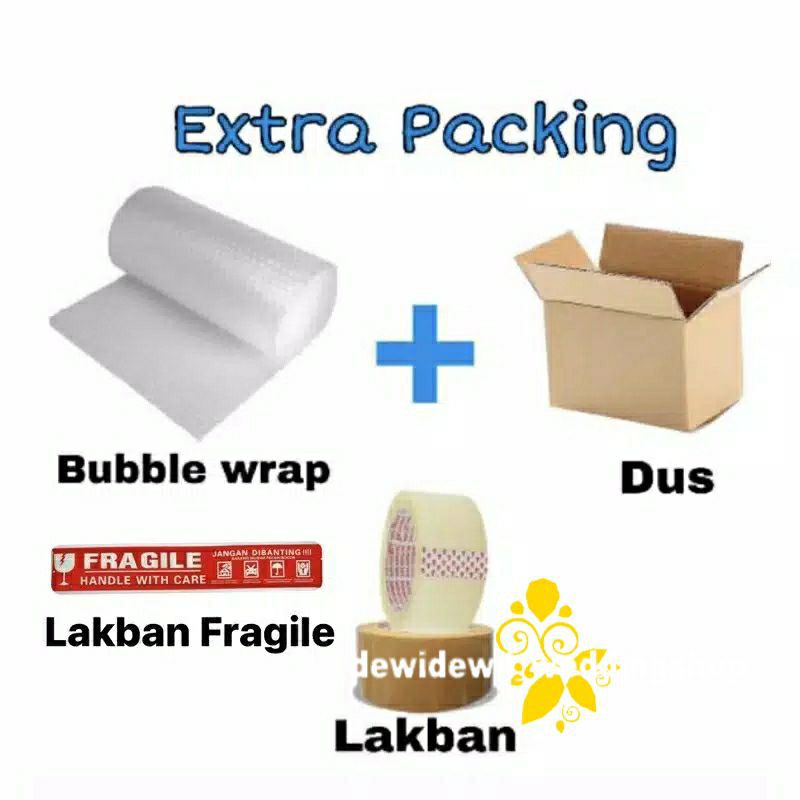 EXTRA BUBBLE WRAP + KARDUS