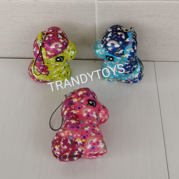 Squishy Murah Mainan SQUISHY Gantungan Kunci [ PONY BERMOTIF ]