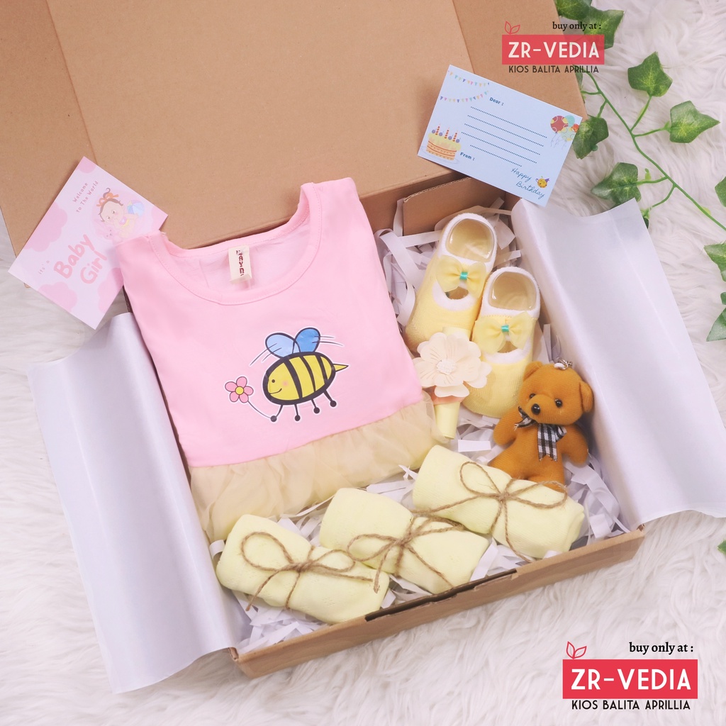 [PRINCESS] Hampers Baby Girl 0-18 Month / Hadiah Kado Lahiran Perempuan Baby Dres New Born Bulan