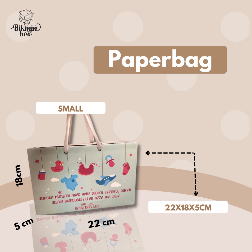Paper Bag  Bridesmaid/Tas Kertas/Tas Kado - Paper Bag Bridesmaid - TEMA PINK