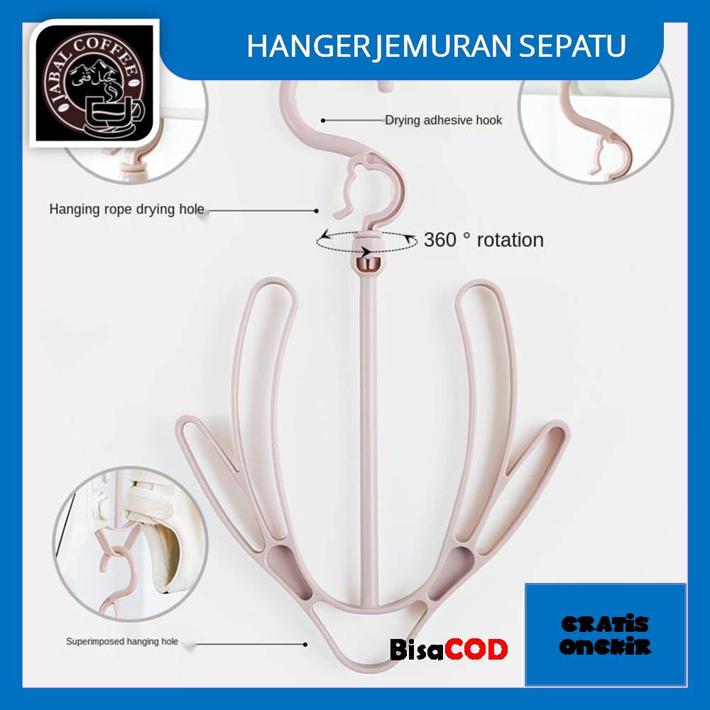 Gantungan Sepatu Sandal / Gantungan Jemuran Sepatu Sandal / Hanger Gantungan Sepatu Dan Sandal