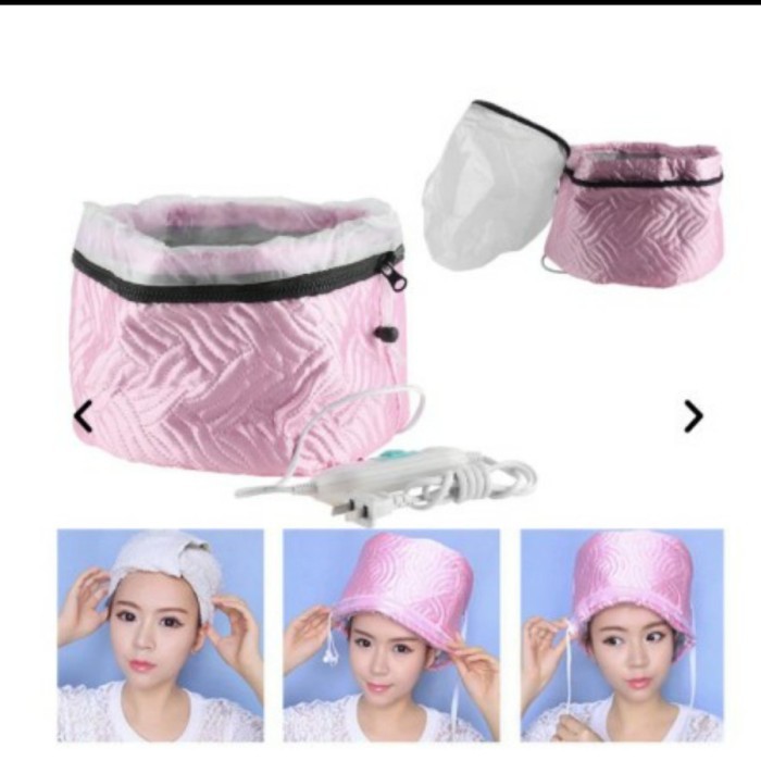 Thermal Heat Cap Hair Steamer uap Rambut creambat hair spa