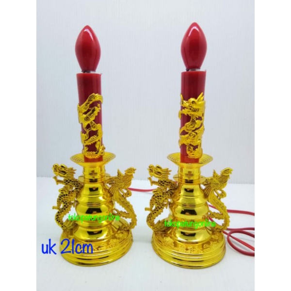 Lampu Sembahyang Motif Naga Hong