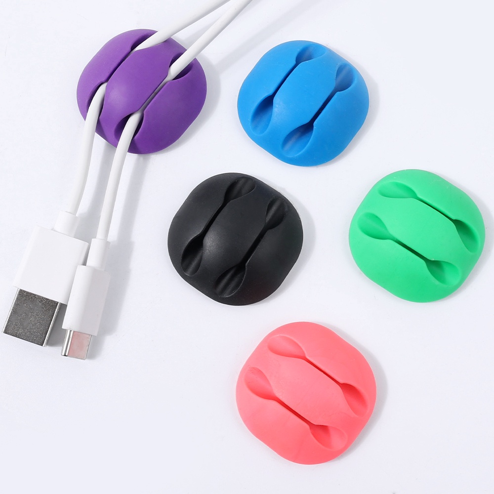 [Harga Grosir]Klip Organizer Kabel Charger USB Bentuk Kelinci Untuk Mobil / Rumah / Kantor/Hot Sale