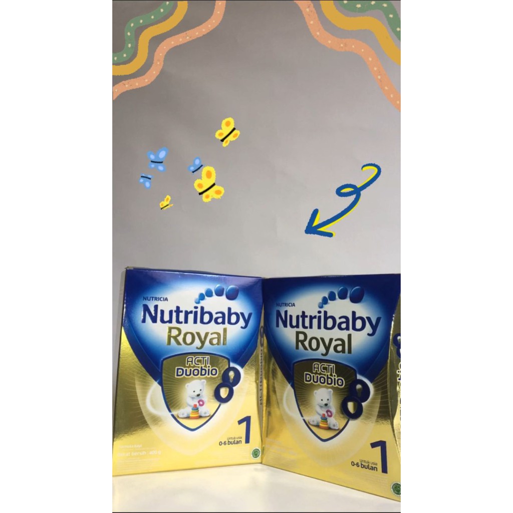 Nutribaby Royal 1 Formula Bayi Bubuk 400 gr / Susu Bubuk / Susu Bubuk