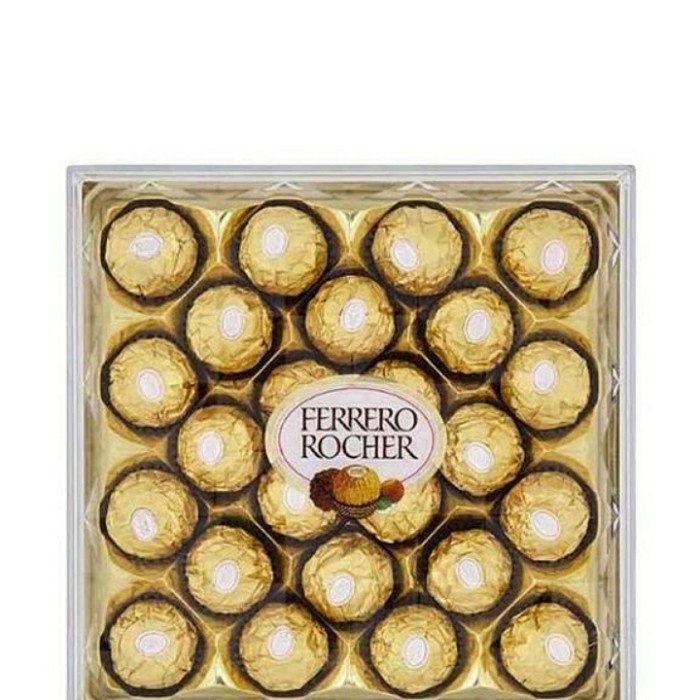 

COKLAT IMPORT FERRERO ROCHER COKLAT DENGAN KACANG HAZEL ISI 24PCS 300G