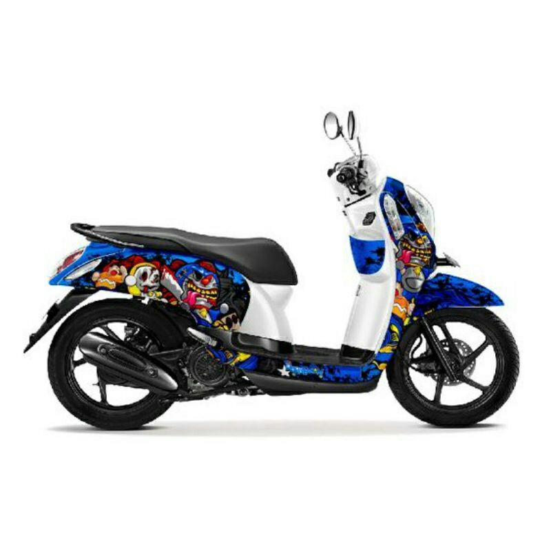 decal full body sticker hello kitty scoopy