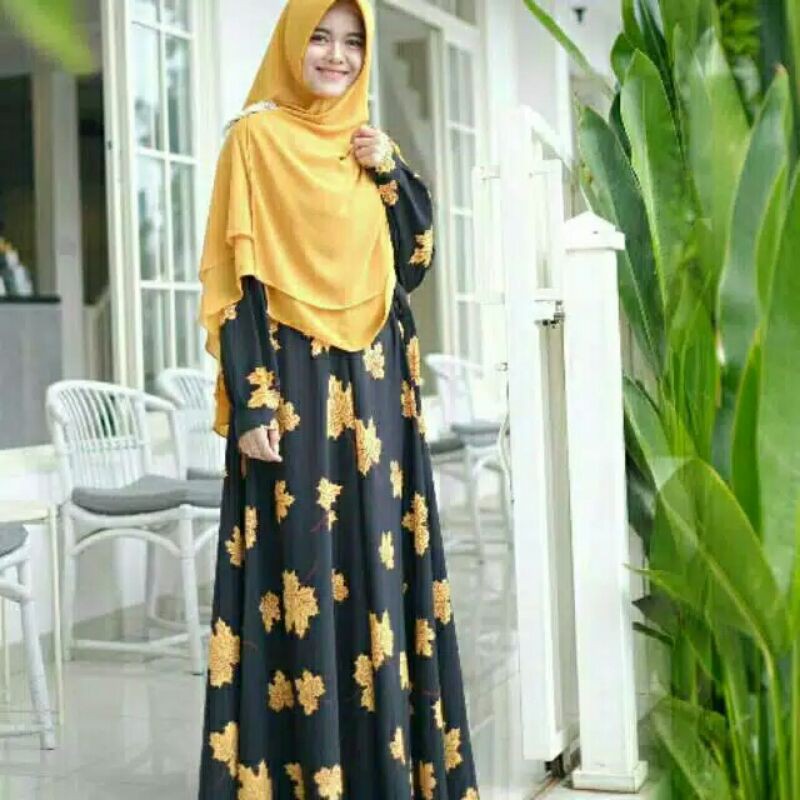 Gamis Set jilbab Ceruty