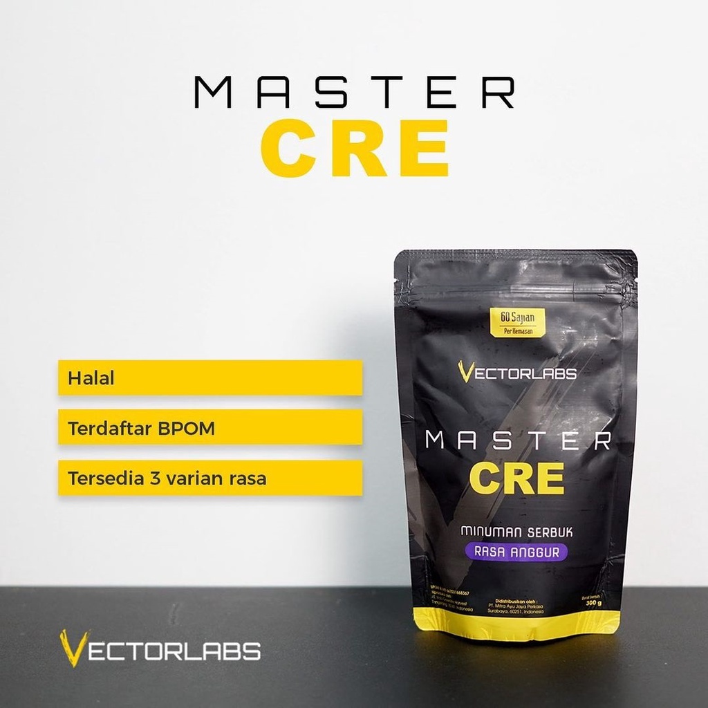 Vectorlabs Master Cre Creatine Monohydrate - 300 gram (60 servings)