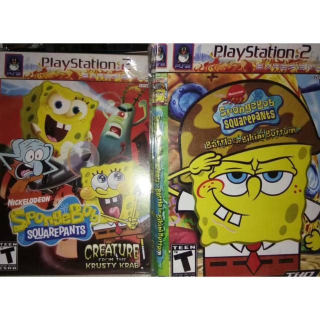 KASET PS2 SPONGEBOB KUALITAS TERJAMIN