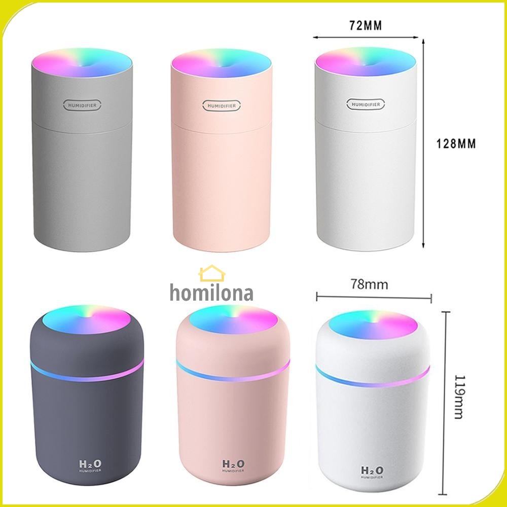 Humidifier Diffuser Aromaterapi Mobil 270ml - Kesoto DQ108 White / Alat Pengharum Ruangan Pelembab Udara Minyak Essential Oil Aromatherapy