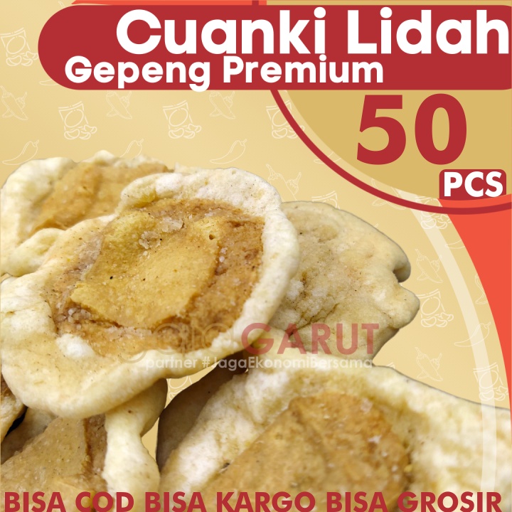 Jual Cuanki Lidah Bulat Gepeng 50pcs Premium Pelengkap Baso Aci Seblak