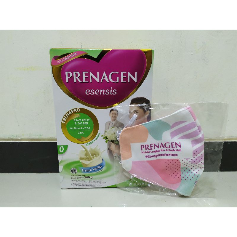 Prenagen Esensis Vanila, Coklat 360gr