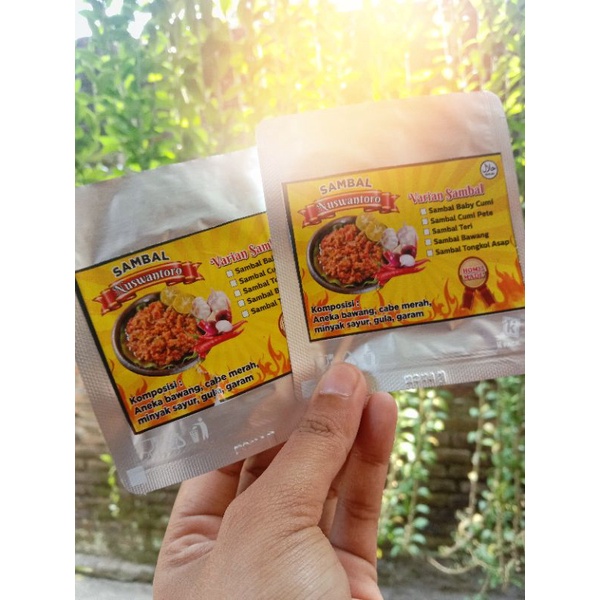 

Sambal Tongkol Asap Murah Kemasan Sachet 35gr