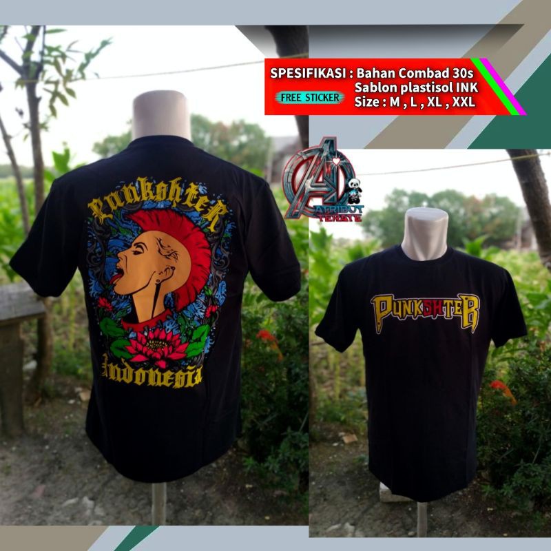 Kaos Punkshter Nusantara & Indonesia