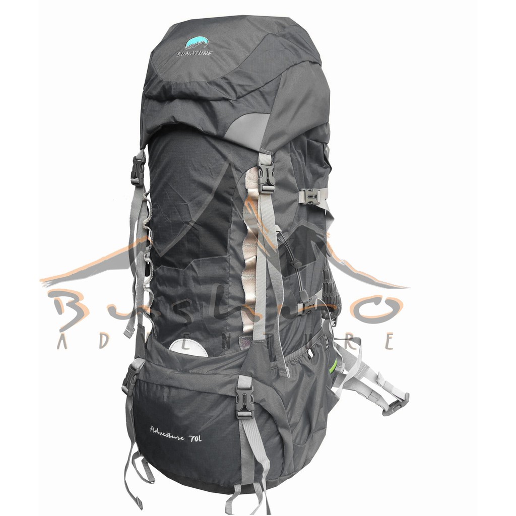 Tas gunung tas ransel carrier sunature adventure 70l include raincover