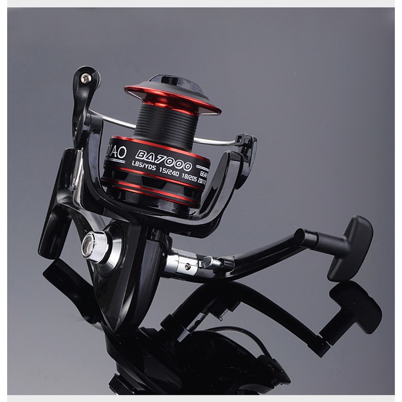 Jual Fishing reel pancing BA Metal spinning murah MAX DRAG 12 kg Alat gulungan senar Pancing katrol kerekan benang Rill Rell pancing ukuran ultralight 500 1000 2000 3000 4000 5000 6000