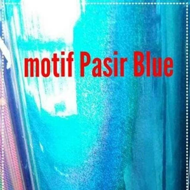 STICKER HOLOGRAM 3D (PASIR BLUE)