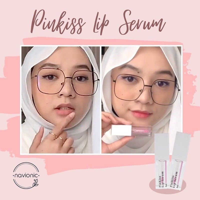 [RESMI] PINKISS LIP SERUM BY NAVIONIC | PEMERAH PENCERAH BIBIR