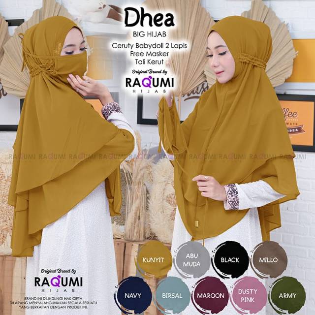 Dhea big hijab by raqumi