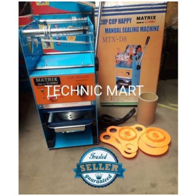 Mesin Cup Sealer Murah Matrix MTX-D8 by Eton Alat Pres Gelas