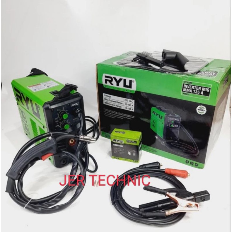 MESIN TRAPO LAS RYU MIG MAG 135A / MESIN LAS  CO2 RYU MIG 135A