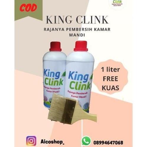 King Clink Pembersih kerak toilet keramik + free kuas