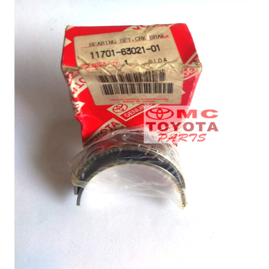 Metal Duduk Bearing Crankshaft Standar Toyota Cressida 1988