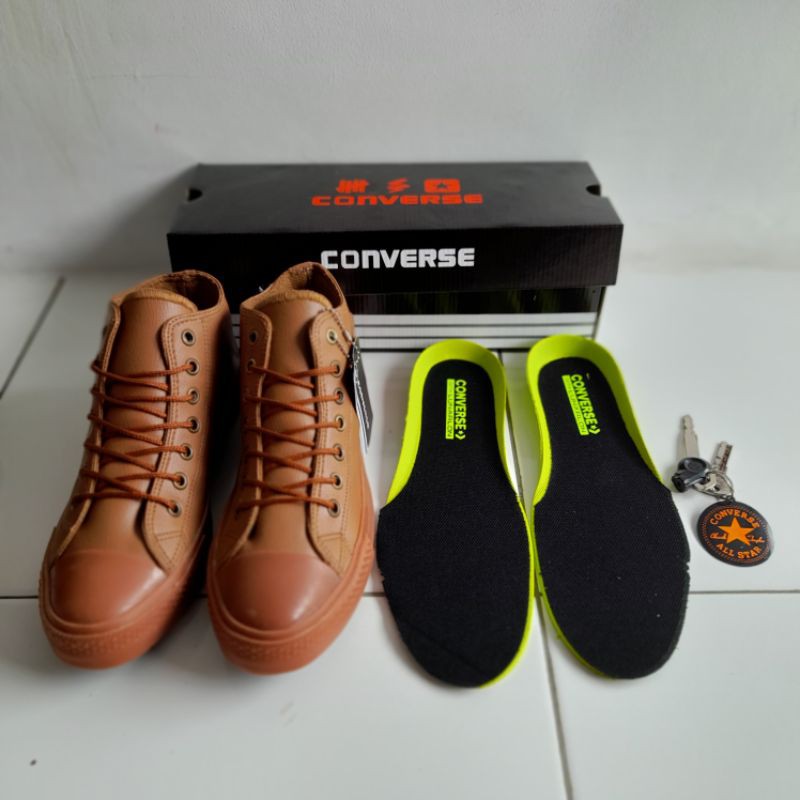 CONVERSE SNEAKER BOOTS TERBARU PRIA/WANITA  BAHAN SEMI KULIT