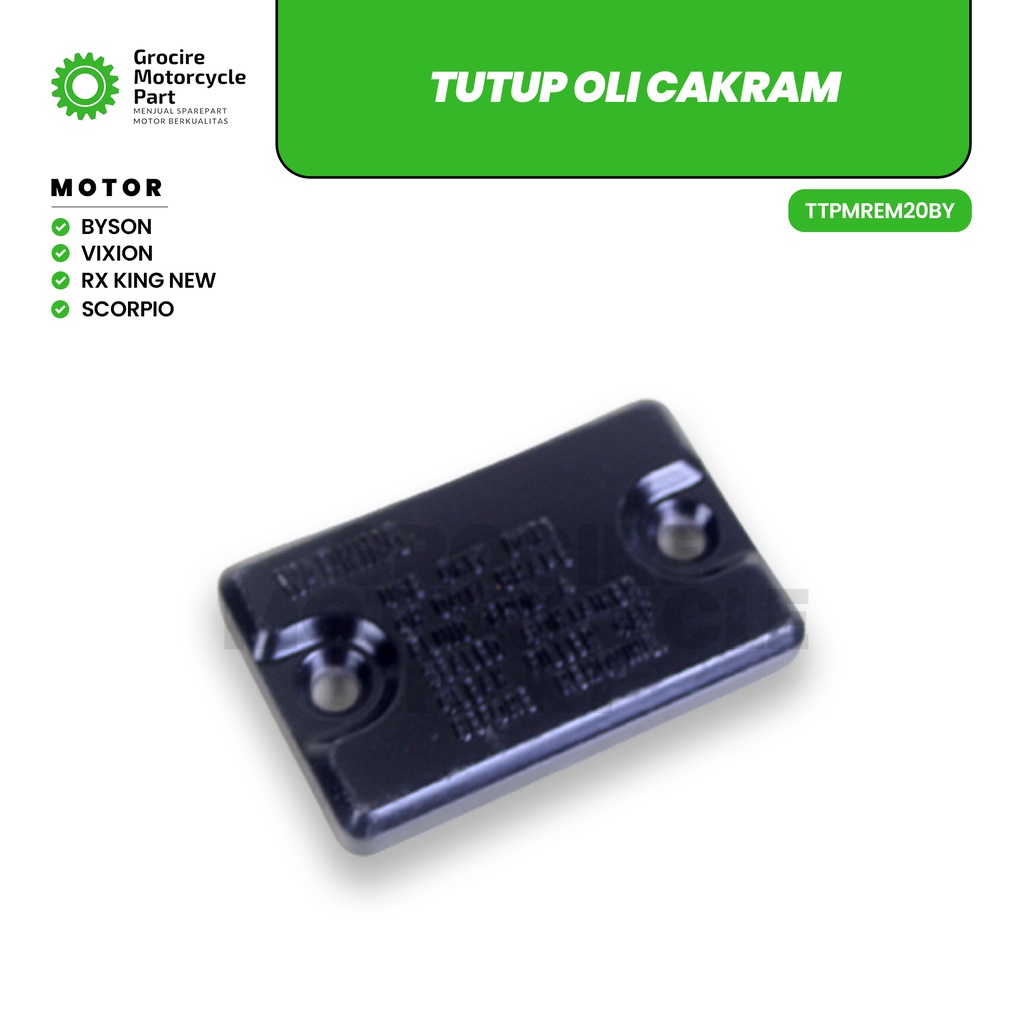KUALITAS ORI 1pcs tutup master rem rx king new TUTUP MINYAK REM VIXION OLI REM ATAS BYSON BISON  TUT