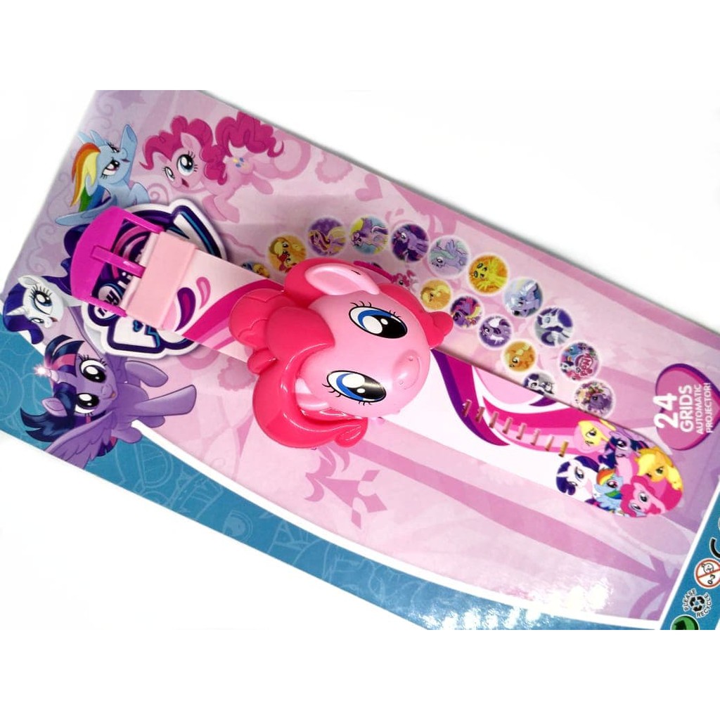 New Trend! JAM TANGAN ANAK PEREMPUAN MY LITTLE PONY DIGITAL PROYEKTOR JUMBO