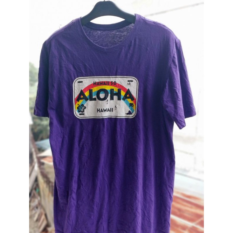 Kaos Hawaii Aloha second original