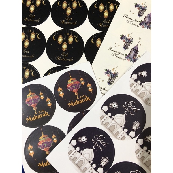 

Stiker Label Eid Mubarak Ramadan Per Lembar