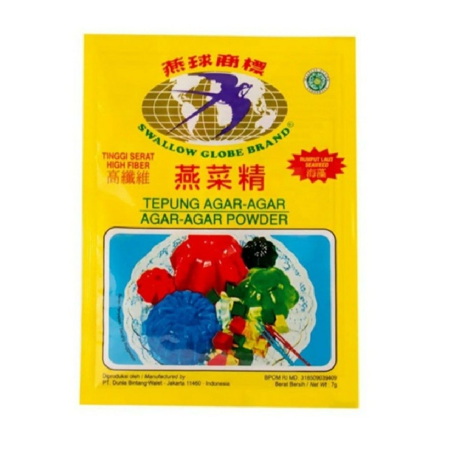 

agar agar swallow globe