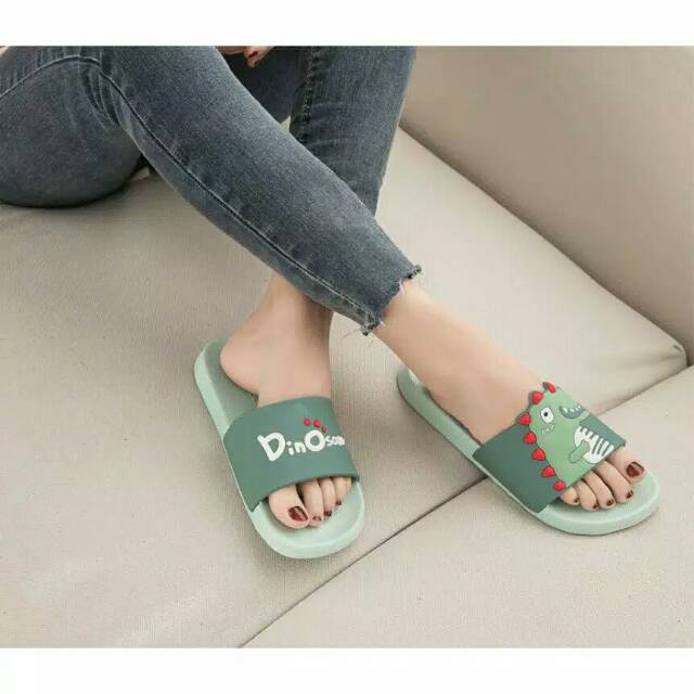 PROMO TERMURAH - Sandal Selop CEWEK DINOSAURUS SIZE 37/40