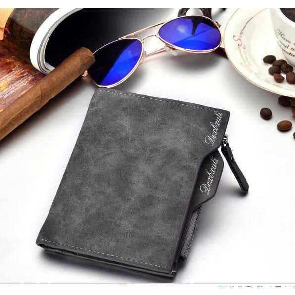 Dexbxuli Dompet Kulit Pria Unplugged - 820-2 - Dark Gray