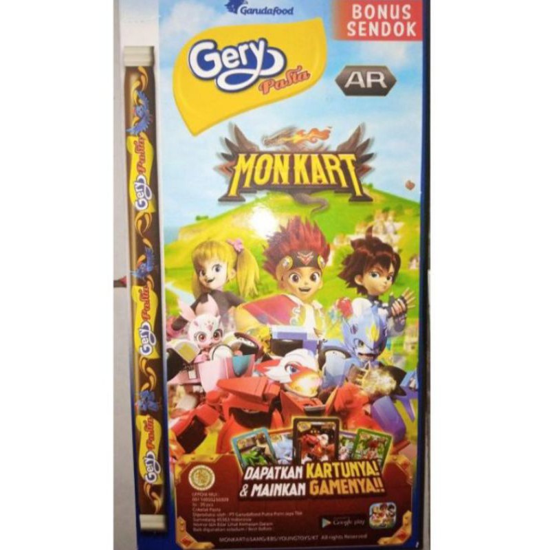 Gery Pasta Monkart 1 Box isi 20 pcs
