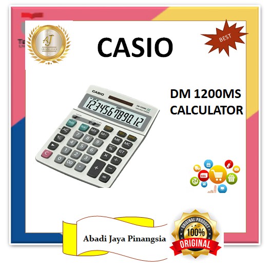 

CASIO DM 1200FM CALCULATOR