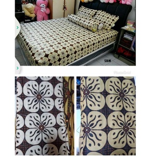 Murah banget Sprei batik motif kawung khas pekalongan ...