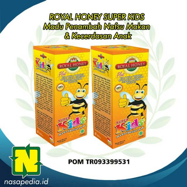 

NATURAL ROYAL HONEY SUPER KIDS madu penambah nafsu makan & kecerdasan