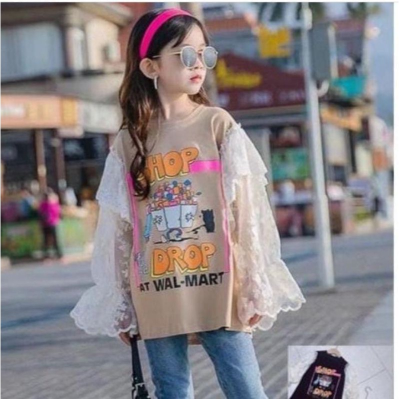 baju blus anak perempuan cewe import