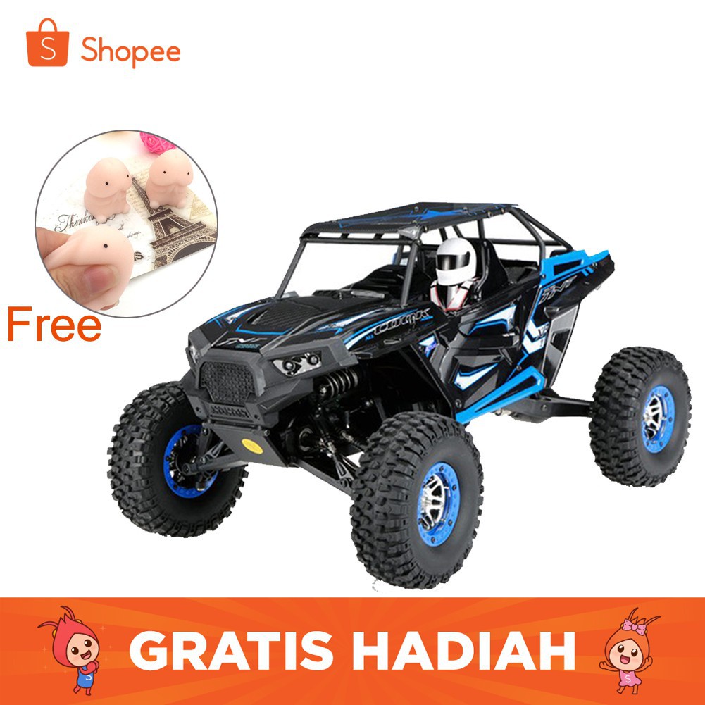 (Gratis Ongkir) Beli satu gratis satu Mainan: WLTOYS 12428-B RC Mobil Elektrik Brush Skala 1:12