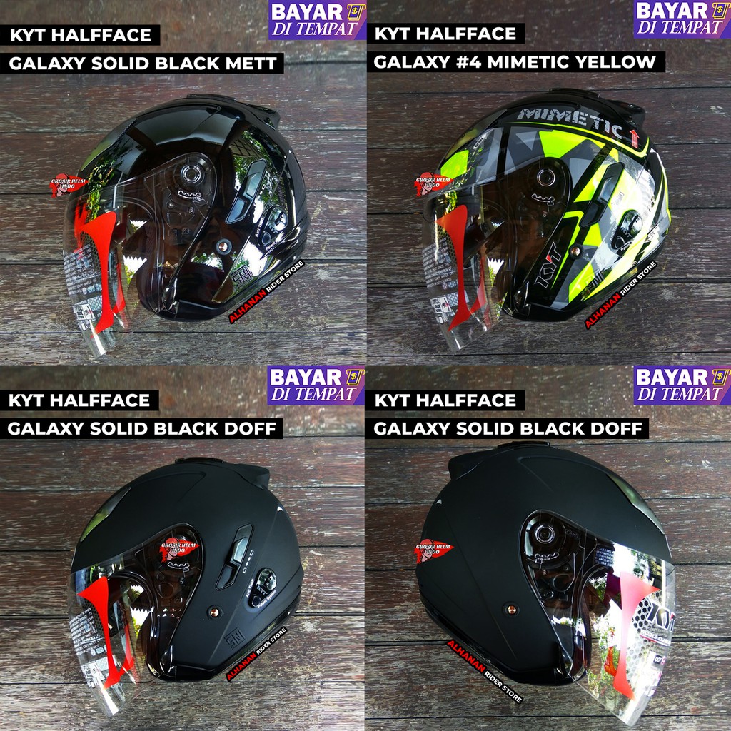 HELM KYT GALAXY MOTIF SOLID ORIGINAL GALAXY SLIDE 4 5 6 GP LAGUNA PHILIP ISLAND - ONGKIR CUMA 2KG