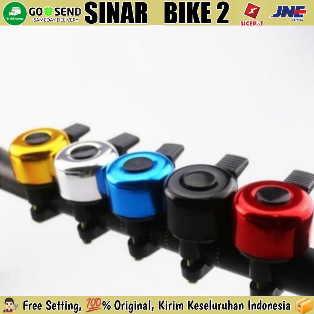 Bell Sepeda Stainless Steel - Bike Bicycle Ring Bell