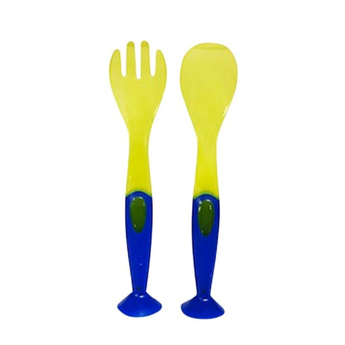 Lucky Baby Skoop Suction Fork &amp; Spoon